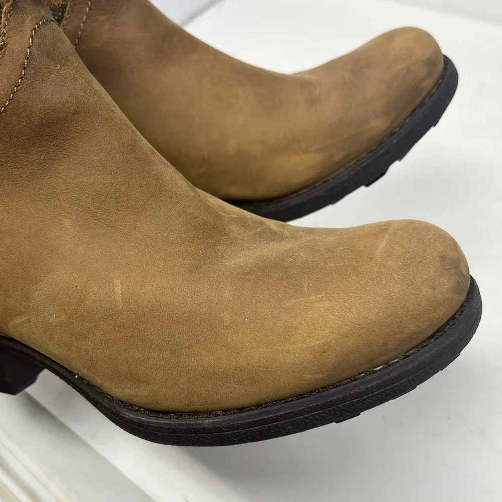 Merrell Chateau III Women SZ 9 Brown Waterproof Ankle Boots J000888 Side Zipper
